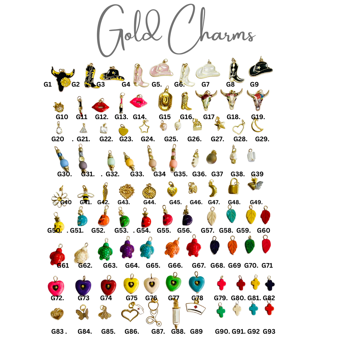 Designed by You Gold Charm Piece - prices starting from